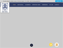 Tablet Screenshot of gyanmandirpublicschool.com
